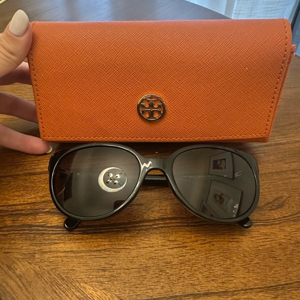 Tory Burch Black Sunglasses with Case